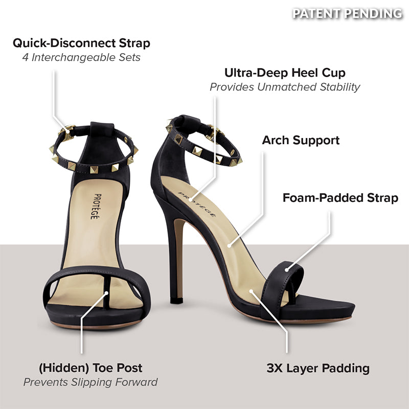 Ankle Strap Heels without pain: 3 simple tricks you need to know – AirPufs High  Heel Insoles
